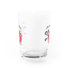 MZグラフィックスのいちご　What？ 2 Water Glass :front