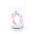 Kotetsu diary(SUZURI店)のラグドール×桜 Water Glass :front