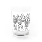 seichaaanのマッスル猫 Water Glass :front