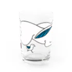 杉浦 由紀のウサギと小鳥 Water Glass :front