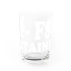 DRIPPEDのBI-FSU DETAINEE 白ロゴ Water Glass :front