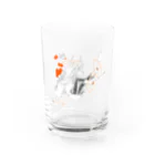 天麩羅御結びのオレンジ_グラス Water Glass :front