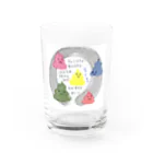 dokodemodoaのうんころろん Water Glass :front