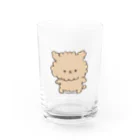 pomponmerry®︎のベビートイプードル Water Glass :front