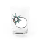 ウサギ幕府のおまんじゅうウサギ【ウサギ幕府】 Water Glass :front