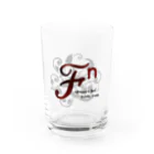 SaionjiNami_OfficialMerchandiseのℱⁿ（世界樹と黒フォント） 西園寺ナミ公式グッズ Water Glass :front