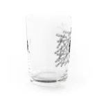 Rook'sVisionのNAMES 恐竜JW[黒] Water Glass :front