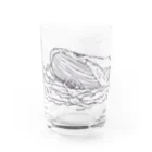 ariariartの世界でもっとも孤独なクジラとラジオ【チャリティー】 Water Glass :front