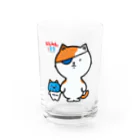 攻城団オンラインショップ SUZURI支店のぼんてん・まる「なかよし」 Water Glass :front