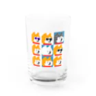 𝘈𝘒𝘈𝘚𝘈𝘒𝘈 🇯🇵の【刻んだ記念】限定秋田犬グッズ Water Glass :front