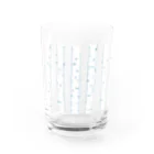 white white whiteの白樺 Water Glass :front