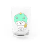 N.W.PIENIのもくもく頭の鬼猫さん Water Glass :front