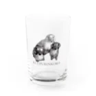 ウマイヌのKUUPURINKORO  Water Glass :front