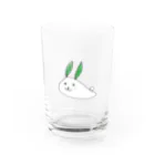 森図鑑の[森図鑑] 笹うさぎ Water Glass :front