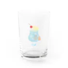 ayahana-storeのブルークリームソーダ  Water Glass :front