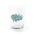 design_yanagiyaの水彩シーラカンス Water Glass :front