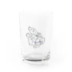 神鳴庵のクリスタルクラスター Water Glass :front