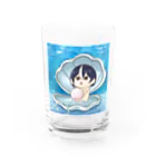 おるはぴしんかいぎょてんのおるはぴかいがら Water Glass :front