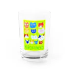 MIROKUちゃんのゆるかわゆるかわご近所ねこ集合 Water Glass :front