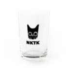 NKTK♡ＳＨＯＰの猫月（ドクロ） Water Glass :front