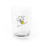 プリティーマカロンの酒カスなハムスター Water Glass :front