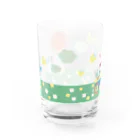 雨音はるじのflower Water Glass :front