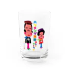 ドレメヒロコのハンチング兄弟 Water Glass :front