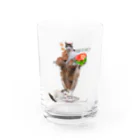 𝙈𝙊𝙈𝙊'𝙨 𝙎𝙝𝙤𝙥のMOMOパフェ Water Glass :front