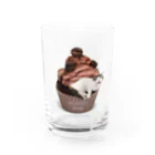 𝙈𝙊𝙈𝙊'𝙨 𝙎𝙝𝙤𝙥のMOMO's カップケーキ Water Glass :front