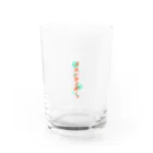 餃子屋。のメロンサイダーロゴバージョン Water Glass :front