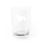 bow and arrow のボルゾイ Water Glass :front