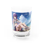 未来アニメスタジオのAIキャラクター15 Water Glass :front