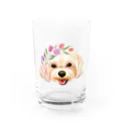 marutoraのwelpon犬 Water Glass :front