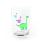 🐰すもものおはぎ🐰のネオンザウルス Water Glass :front