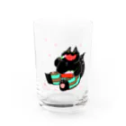 そのへんの黒猫の花よりなんとか Water Glass :front