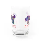 シマシマさぼてんのモンタナ・レッド・リザード・ドッグ［Drink Ware］ Water Glass :front