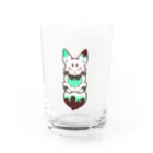 ソニマジ✩.*˚の狐玉(チョコミント) Water Glass :front