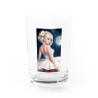 天乃鯱の月と少女 Water Glass :front