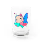 MQNの夜光虫(春蝶ver) Water Glass :front