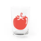 まるかじり農園のtomato Water Glass :front