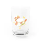 many many rabbits.のはるがきた Water Glass :front