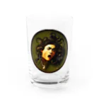 MUGEN ARTのメドゥーサ　カラヴァッジオ　Caravaggio / Medusa Water Glass :front