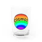 -cosmos-の虹色の星 グラス前面