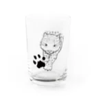 mofful.のユキヒョウ - snowleopard Water Glass :front