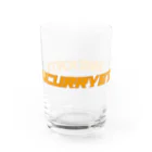 ハロー松田のとんかつTシャツのKASTUCURRYSTRONGKARAI Water Glass :front