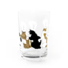 元祖ふとねこ堂の猫国温泉（にゃんごくおんせん）2 Water Glass :front