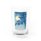 MUGEN ARTの小原古邨　月夜の桜　Ohara Koson / Blossoming Cherry on a Moonlit Night グラス前面