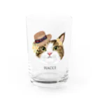 marutoraのhachio猫 Water Glass :front