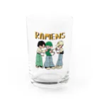 ふじたくるみのRAMENS Water Glass :front