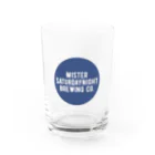 MISTER SATURDAYNIGHT BREWINGのMSNB ロゴ グラス前面